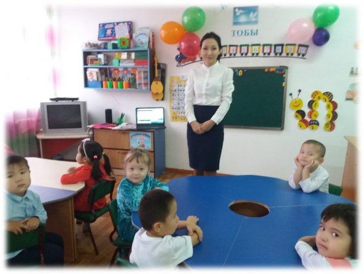 Шағын орталықтағы ағылшын тілінен ашық ұйымдастырылған оқу қызметі