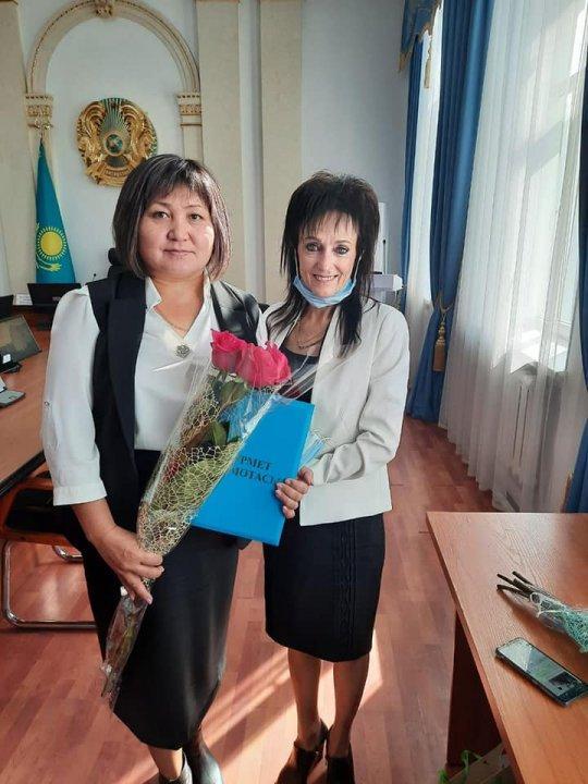 "Тараз қаласының құрмет грамотасымен" марапатталды